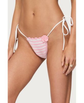 Women's Azalea Crochet String Bikini Bottom