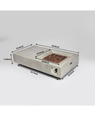 Concrete Fire Pit Table