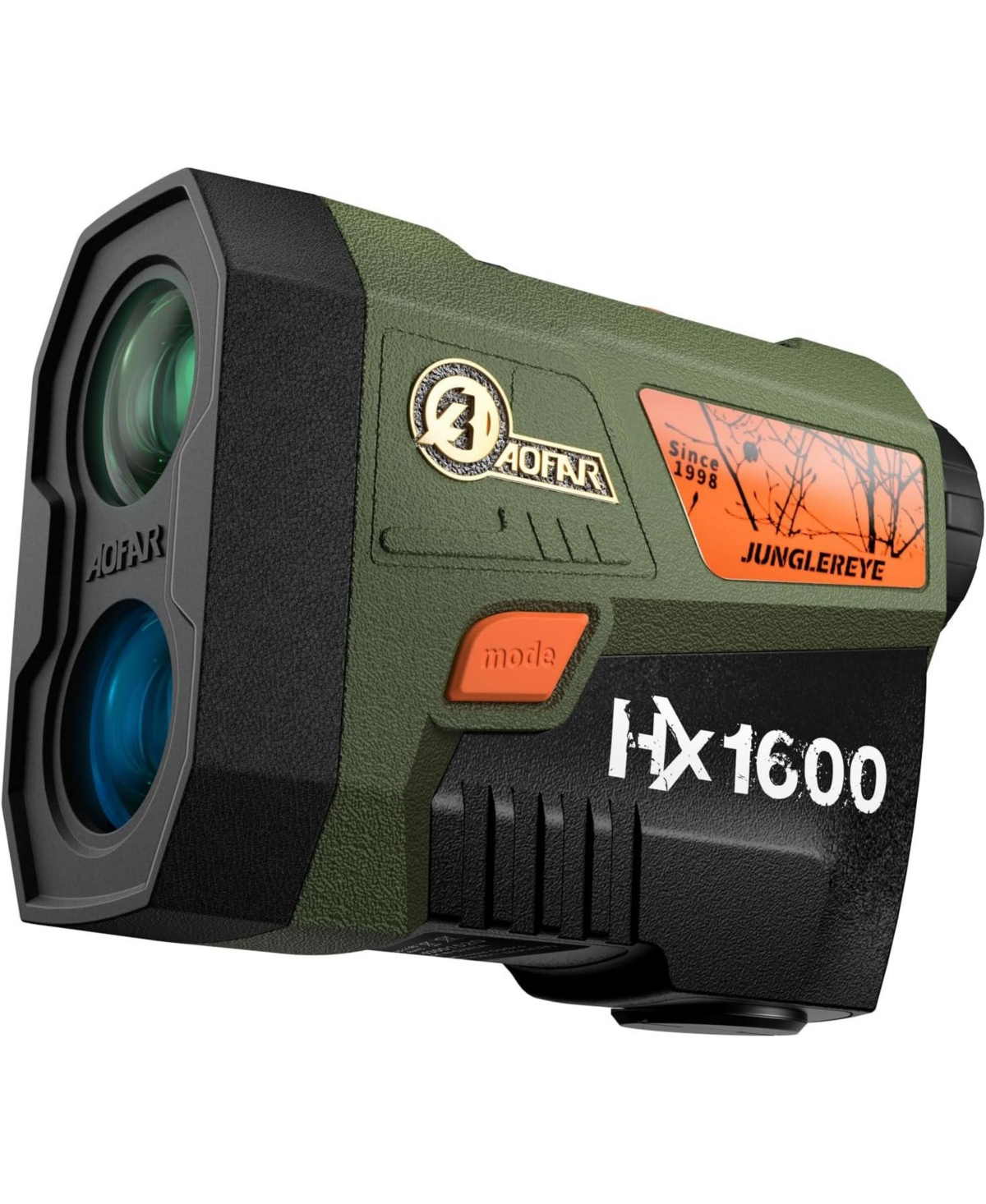 HX1600 Hunting Rangefinder with Dual-Color Oled Display, Ultra-Clear Optics with 95%+ Transmittance of Glass, 1600 Yards with Angle and Horizont