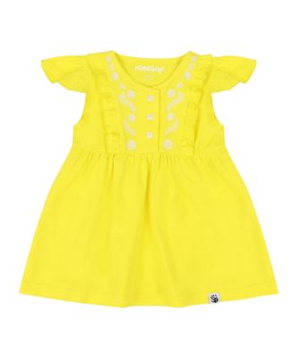 Baby Girls Vestito Dress Set - Blazing Yellow
