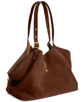 Gramercy Medium Suede Tote Bag