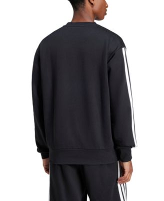 Men's Essentials 3-Stripes Fleece Sweatshirt