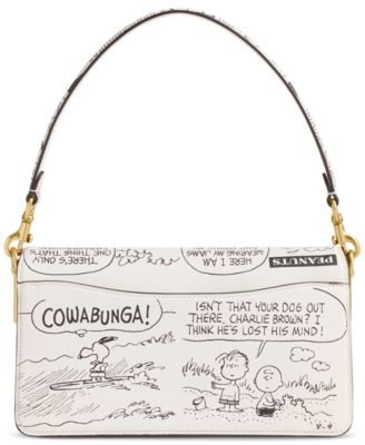 ★Coach★ COACH X PEANUTS TABBY SHOULDER BAG 26 WITH NEWSPAP COACH® | Coach X Peanuts Tabby Shoulder Bag 26 With