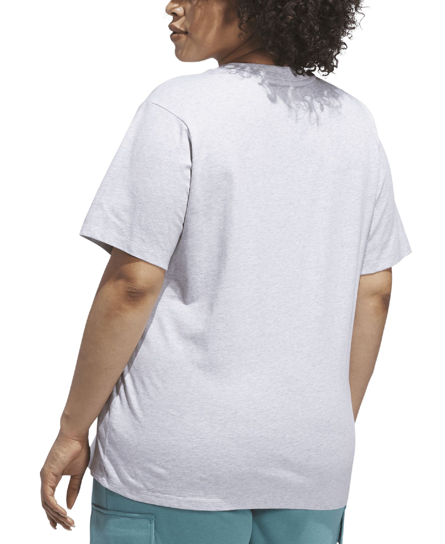 Plus Size Short-Sleeve Cotton Crewneck Logo T-Shirt