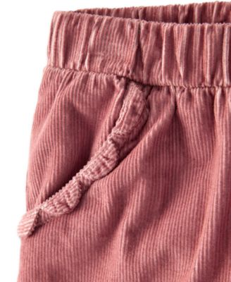 Toddler Girls Cotton Wide-Leg Pants 
