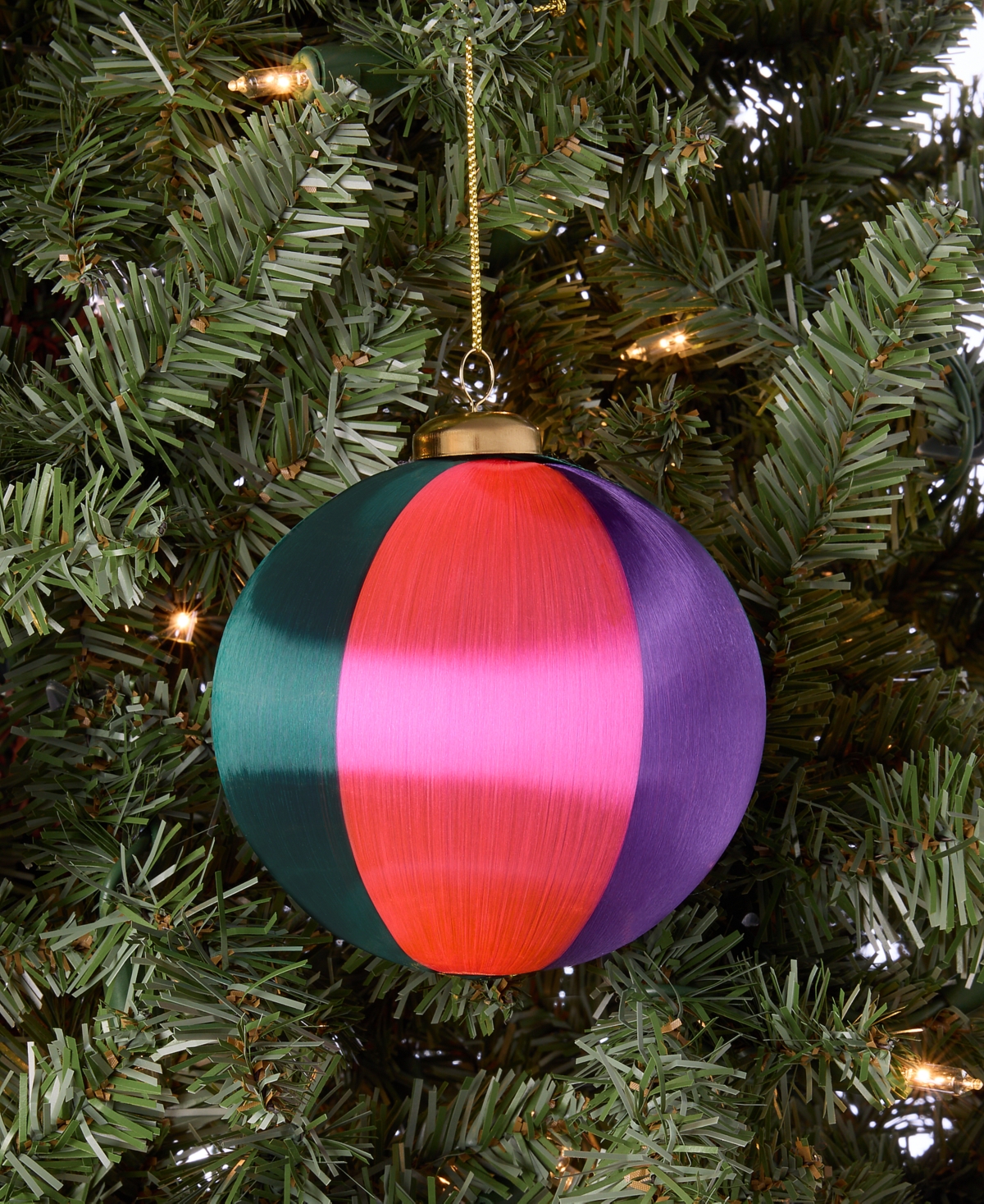 Holiday Lane Merry Magic Colorful Ball Ornament, Macy's Exclusive In Multi
