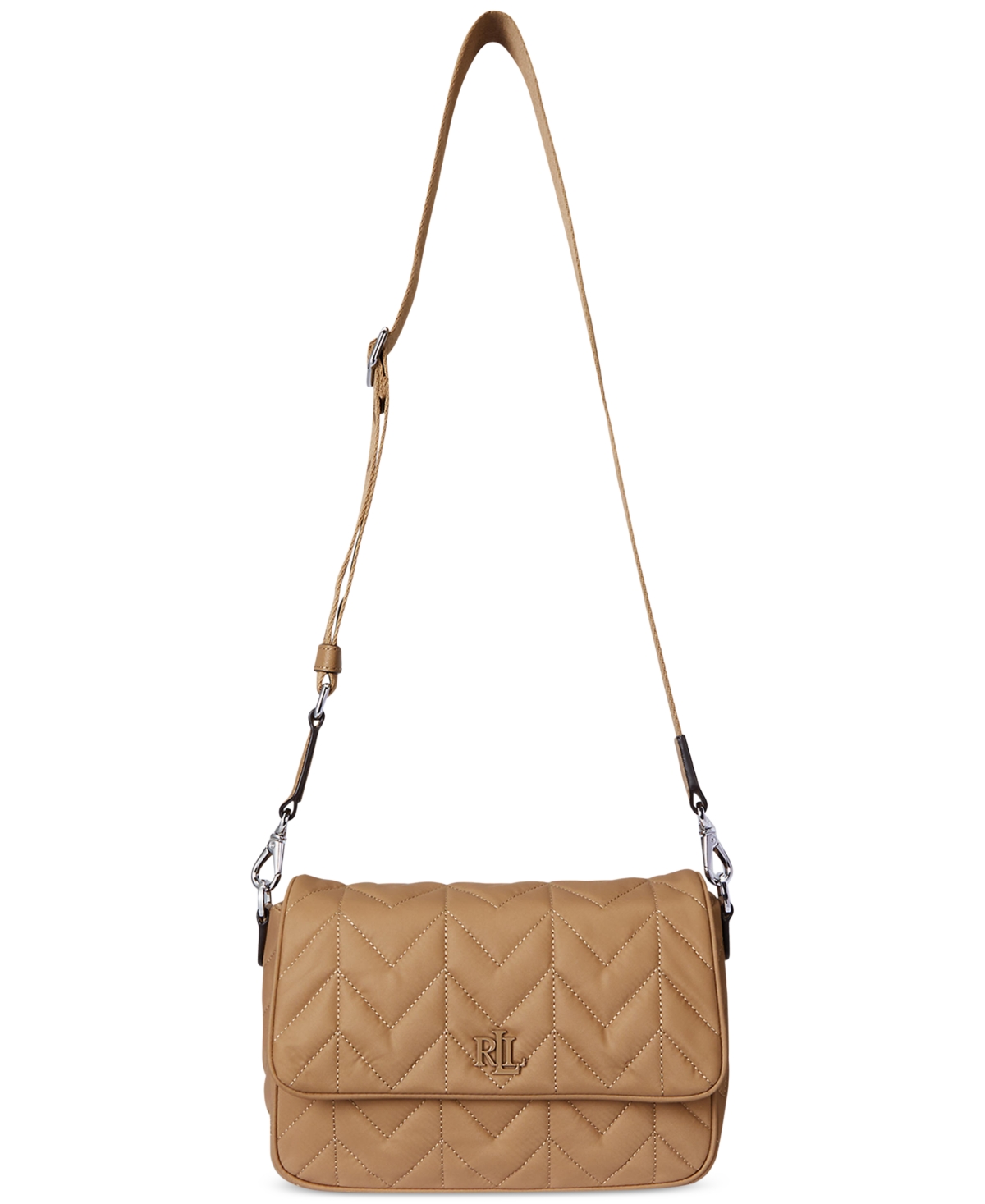 Ralph Lauren Quilted Small Stevie Messenger Bag