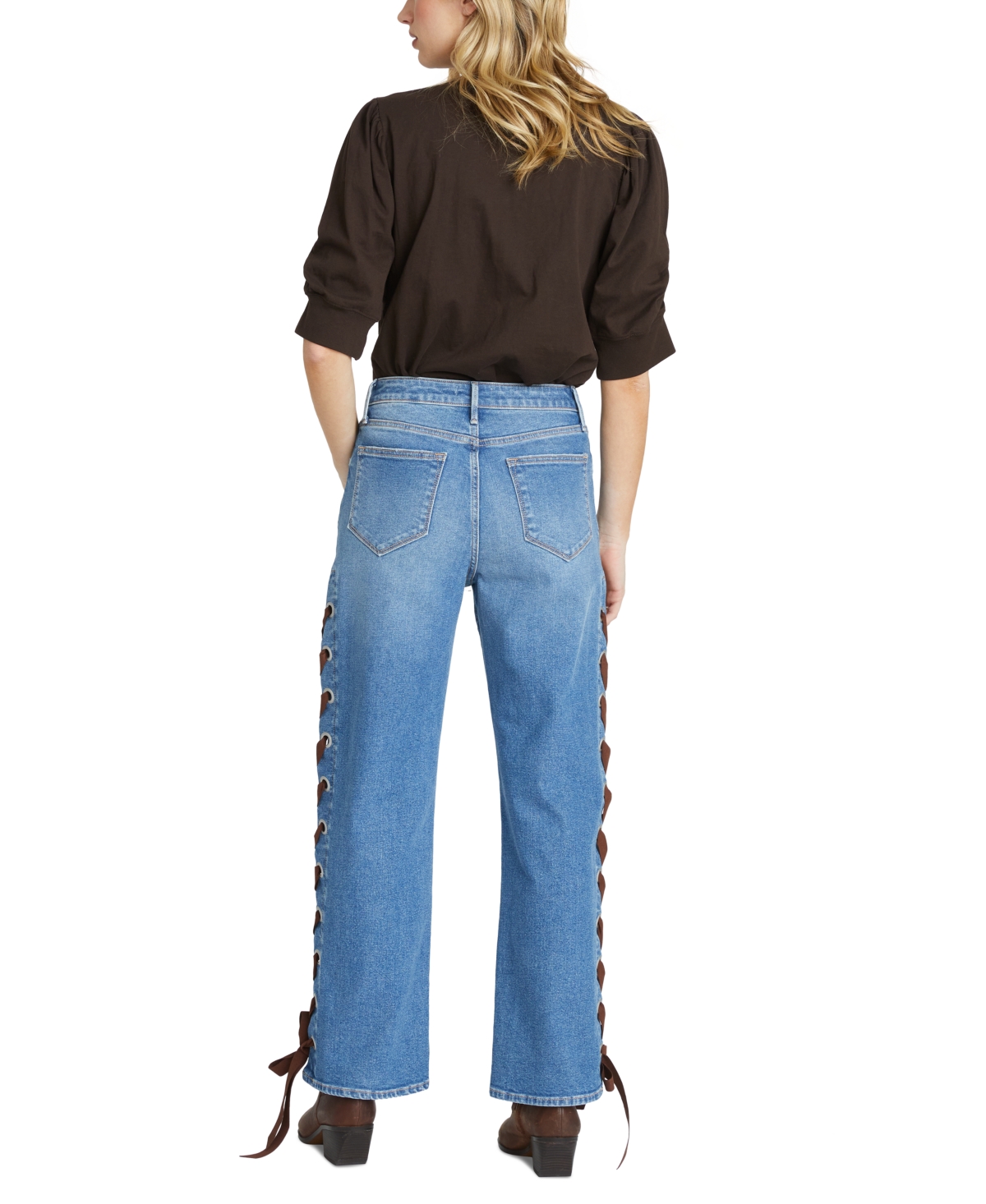 Driftwood Women's Lacey High-Rise Straight-Leg Jeans