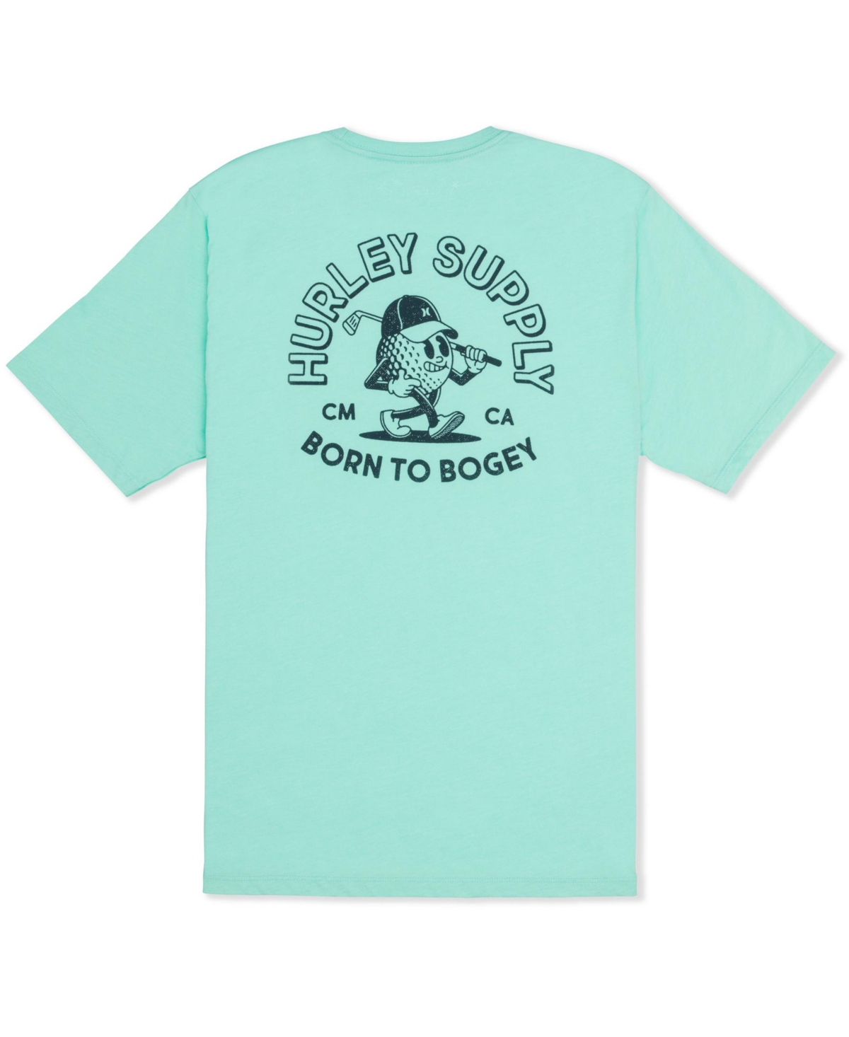 Hurley Men's Born To Bogey Short Sleeve T-shirt In Blue