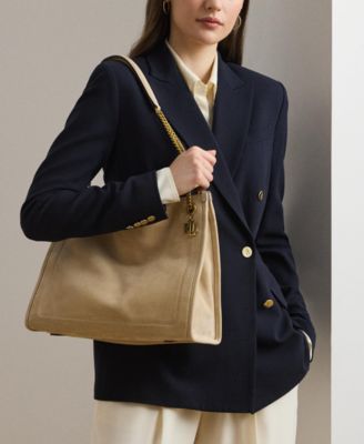 Suede Large Bradley Shopper Tote Bag