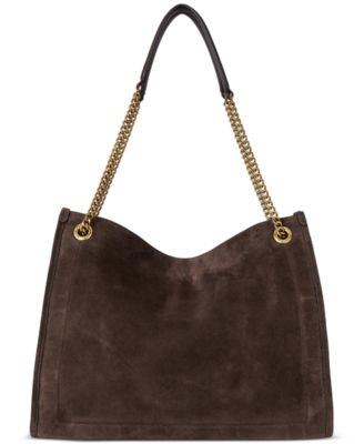 Suede Large Bradley Shopper Tote Bag