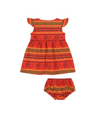 Baby Girls Vestito Dress Set - Jacquard Stripe