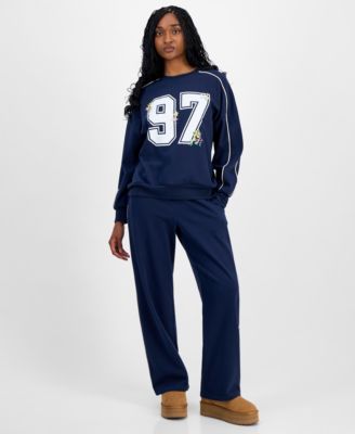 Juniors' 97 Blossom Crewneck Sweatshirt