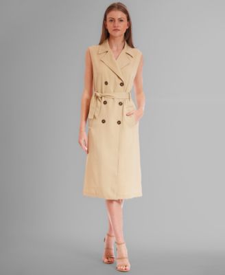 julia jordan - Women's Sleeveless A-line Jacket Dress