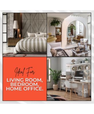 Lily Side End Table Nightstand with Shelf - Modern & Stylish Bedside Table with Storage Shelf