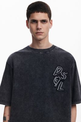 Men's Denim T-shirt Mickey Mouse