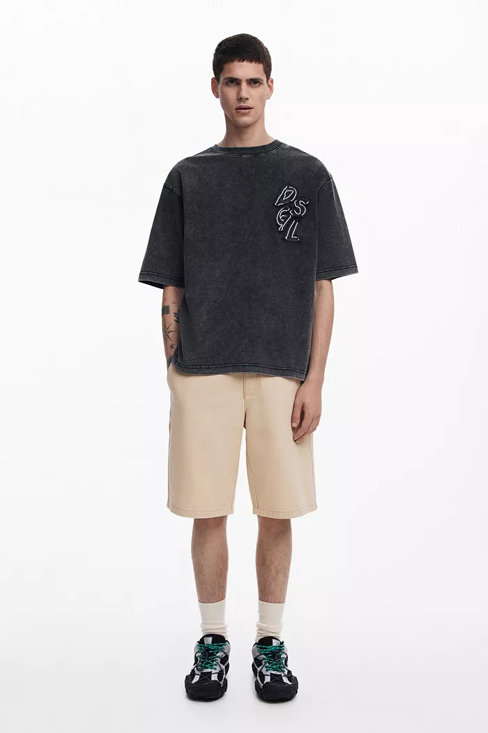 Men's Denim T-shirt Mickey Mouse - thumbnail 5