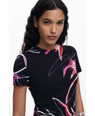 Women's Abstract floral T-shirt