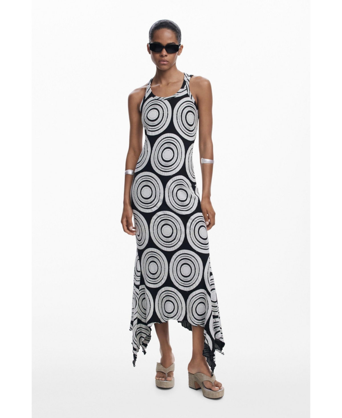 Women's Cut-out maxi dress - Black