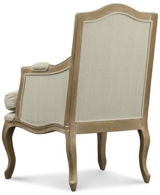 Kempler Wood Traditional French Accent Chair