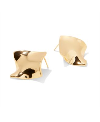Gold Plated Claudia Stud Earrings
