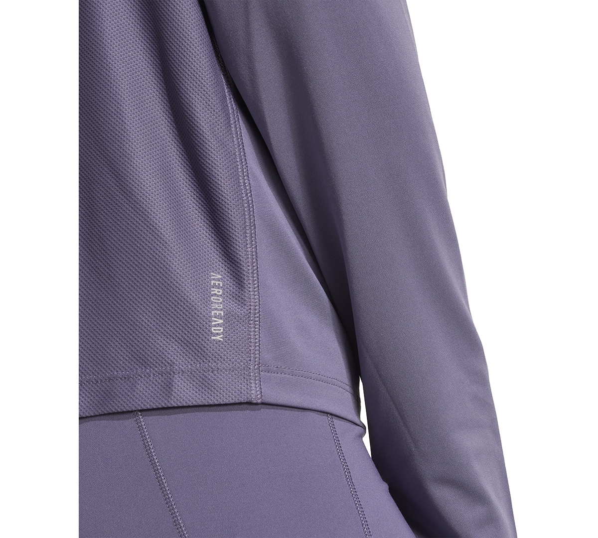 Adidas Originals Women's Own The Run Half-zip Sweatshirt In Gray