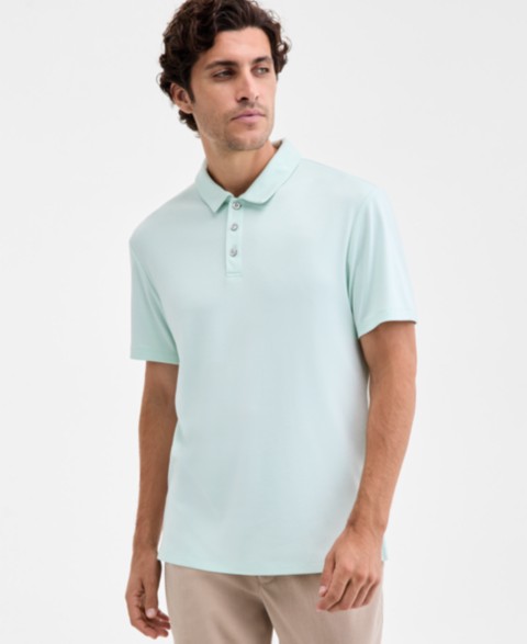 Мужские рубашки Alfani Men's Alfatech Polo Shirt