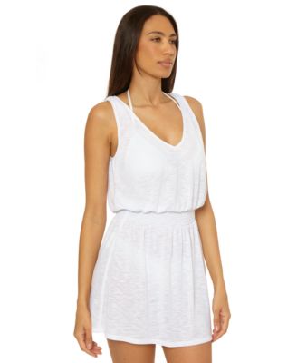 Women's Breezy Basics Slub Knit Tunic Swim Cover-Up 