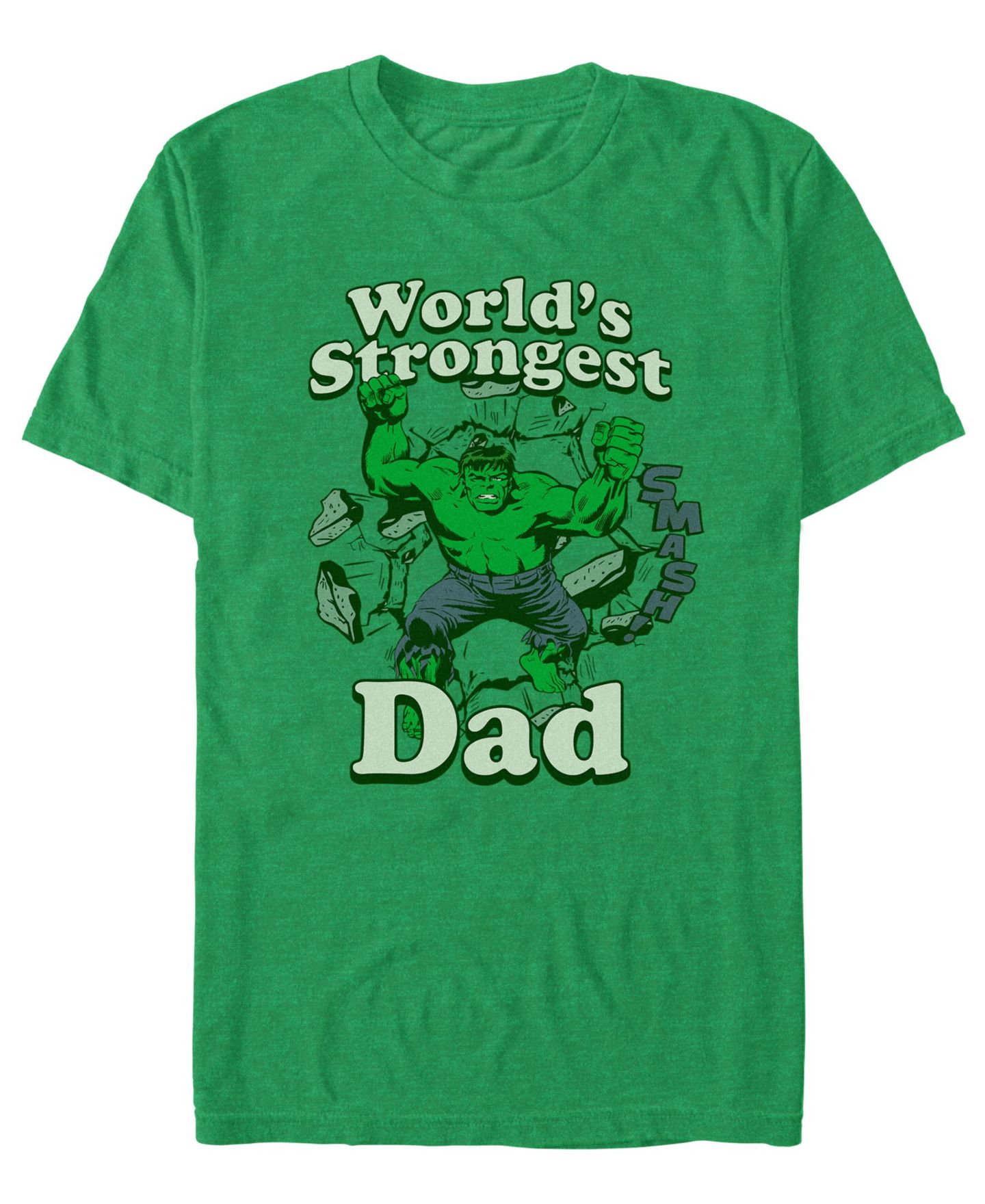 Мужская футболка Fifth Sun World's Strongest Dad Short Sleeve, цвет: Меланжевый — фото 1