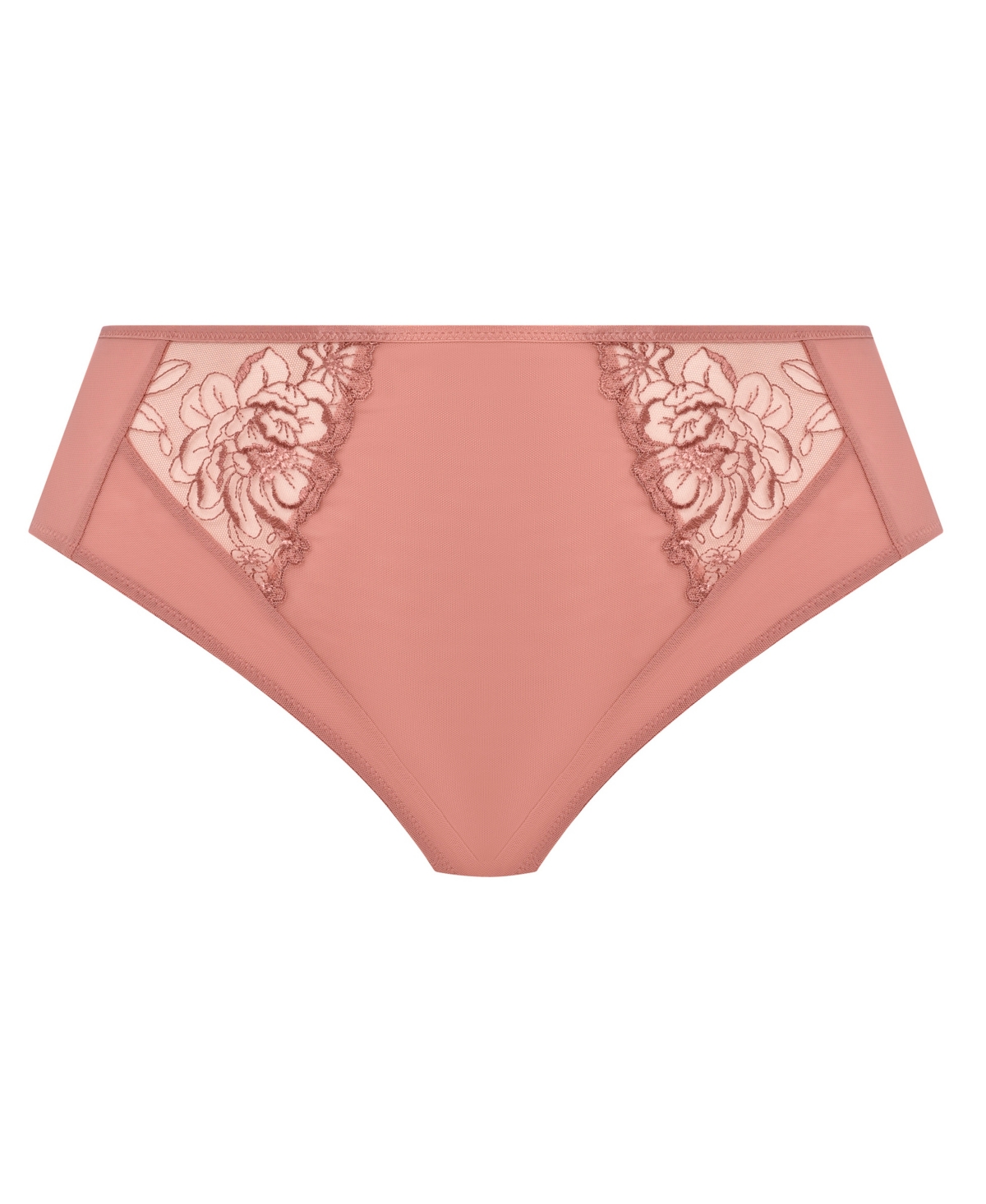 Elomi Plus Size Teagan High Leg Brief Underwear In Pink