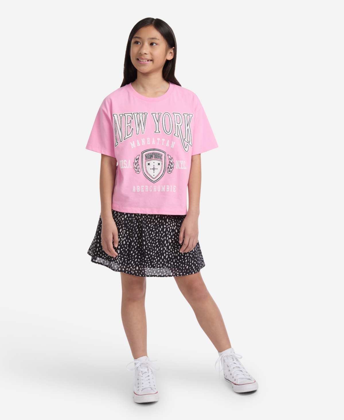 Abercrombie Girls Emerson Skirt In Black