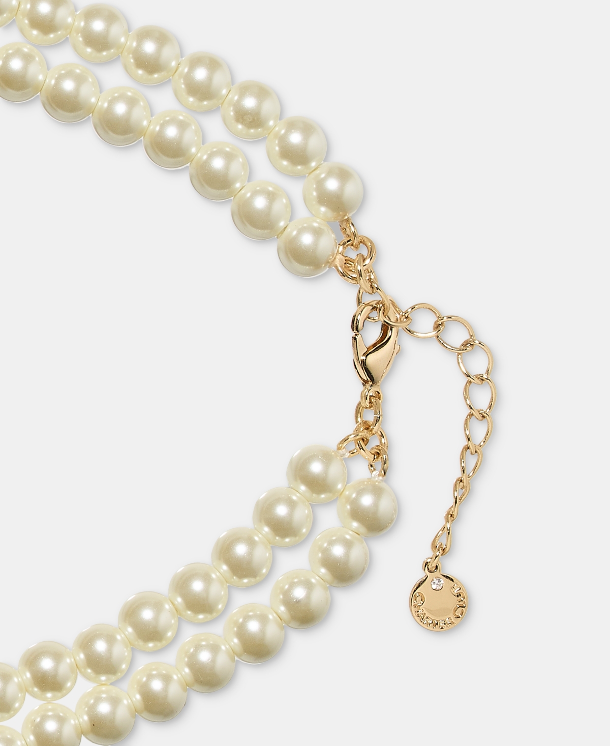 Charter Club Imitation Pearl Layered Collar Necklace, 16" + 2" Extender In Multi