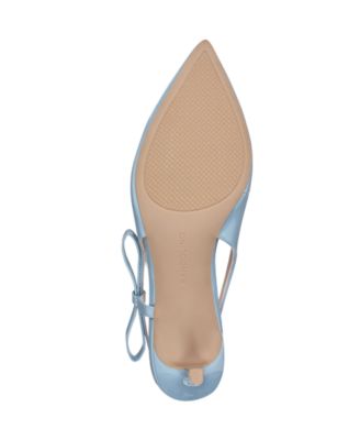 Women's Alilac Bow Slingback Kitten Heel Pumps
