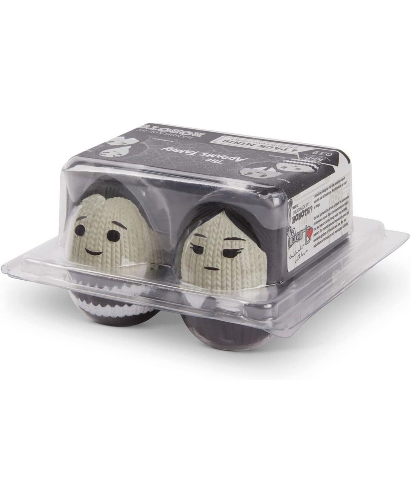 Детские фигурки Handmade By Robots The Addams Family Mini Egg 4-Pack Collectible Figures, Ages 14+ — фото 3