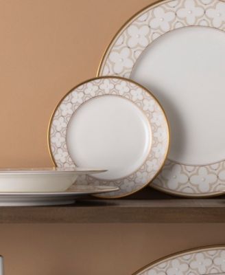 Trefolio Gold Set of 4 Bread & Butter/Appetizer Plates, 6.50"