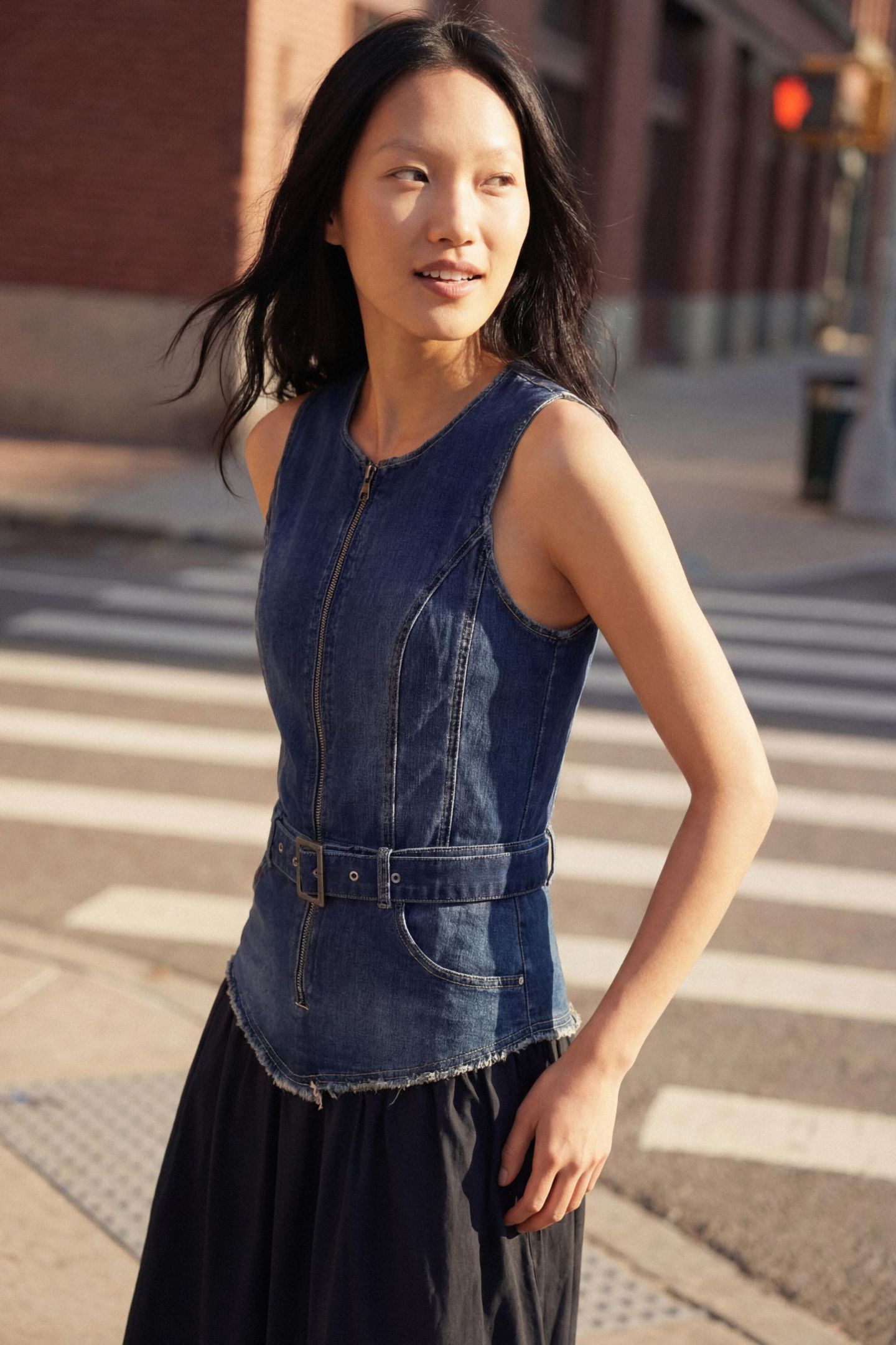Женское платье Desigual Denim combined, цвет: Средний синий — фото 4