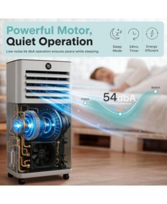 Portable Air Conditioner - 8000 BTU Cooling Capacity (ASHRAE) Compact Home A/C Cooling Unit Only with Wifi Function  (White)