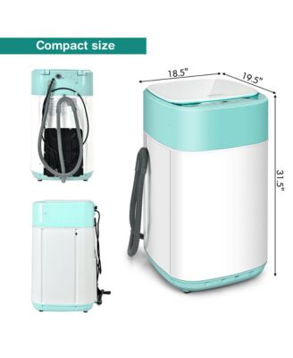 8lbs Portable Fully Automatic Washing Machine W/ Drain Pump