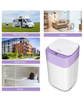 8lbs Portable Fully Automatic Washing Machine W/ Drain Pump