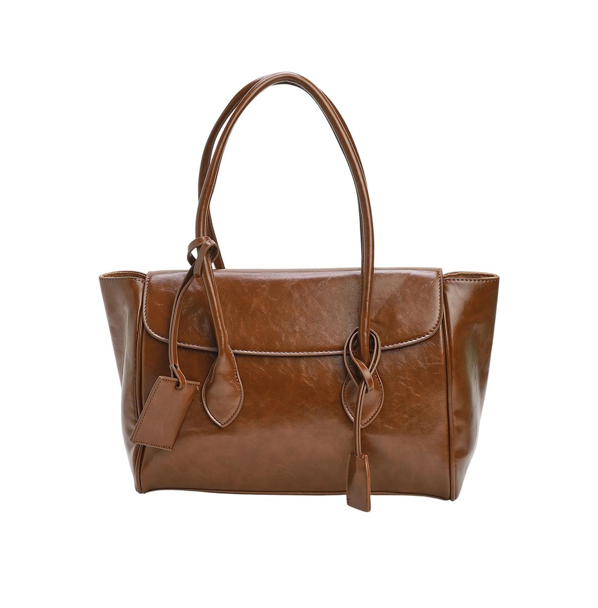Women's The Large Medis Satchel Bag - Chocolate Brown - Brown
