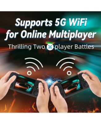 Retro Game Emulator 35xxh with a 64G Card Pre-Loaded Games 3.5'' IPS Screen Supports 5G WiFi Bluetooth HDMI and TV Output