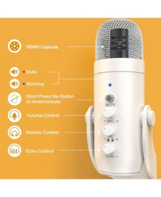 Gaming USB Microphone k66w-us and d65p Furry Cover