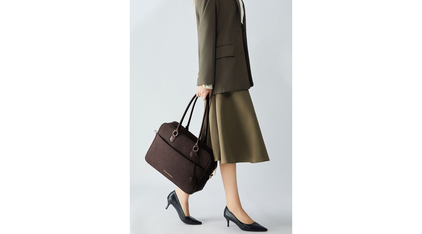 Женская сумка Victoria Hyde London Margaret L Handbag Top Zipper Travel, цвет: Коричневый — фото 5