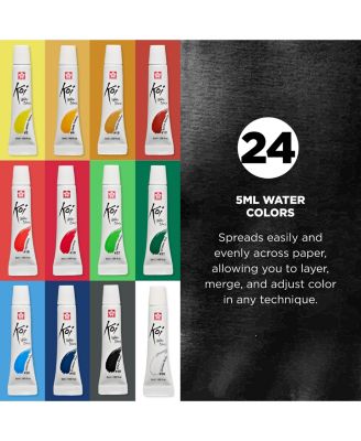 Koi Watercolor, 24 Colors