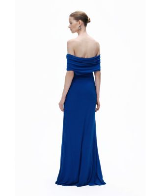 Women's Draped Maxi Dress