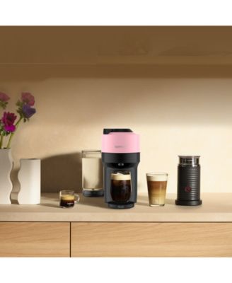 Vertuo Pop+ Coffee and Espresso Maker by DeLonghi with Milk Frother, Candy Pink