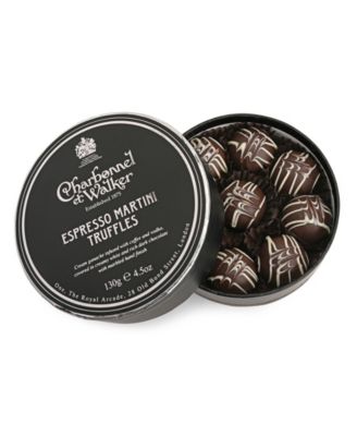 Charbonnel et Walker - Dark Chocolate Truffles with edible Gold Leaf 9 Pieces