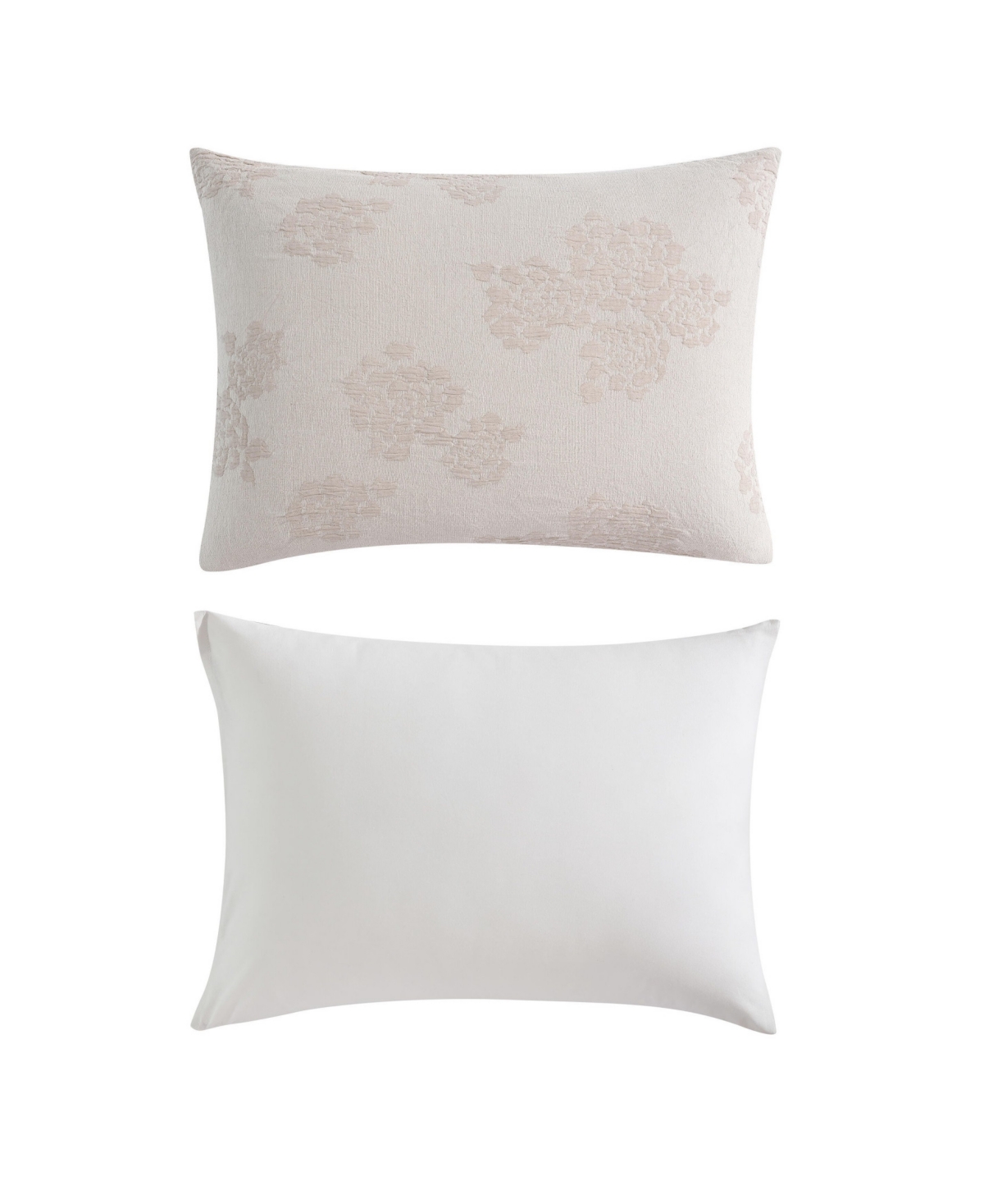 Vera Wang Roses Cotton Jacquard 3-Pc. Comforter Set