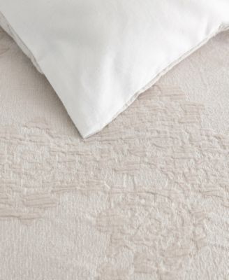 Roses Cotton Jacquard 3-Pc. Comforter Set, Queen