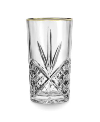 Dublin Gold Highball Glasses, Set of 4